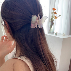 Korean Ins Style Colorful Butterfly Hair Claw Clips