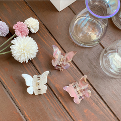 Korean Ins Style Colorful Butterfly Hair Claw Clips