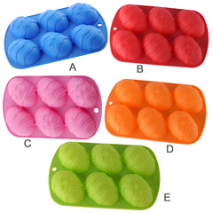 Silicone Baking Mold for Easter Egg Desserts (6 Cavities)