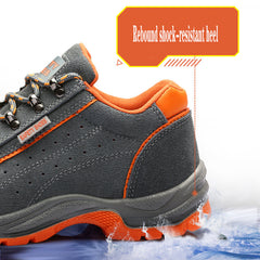 Men's Steel Toe Non-Slip Welding Safety Work Shoes
