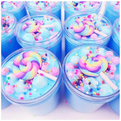 Slime DIY Stress Relief Toy - Cotton Candy Mud