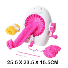 Kids DIY 40 Needle Knitting Machine with Penguin Counter