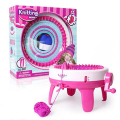 Kids DIY 40 Needle Knitting Machine with Penguin Counter