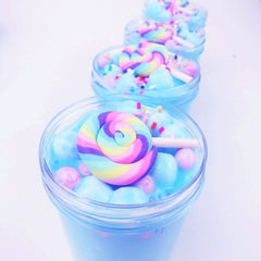 Slime DIY Stress Relief Toy - Cotton Candy Mud