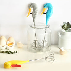 Stainless Steel Semi-Automatic Kitchen Whisk