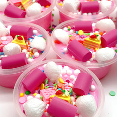 Slime DIY Stress Relief Toy - Cotton Candy Mud