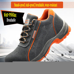 Men's Steel Toe Non-Slip Welding Safety Work Shoes