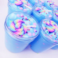 Slime DIY Stress Relief Toy - Cotton Candy Mud